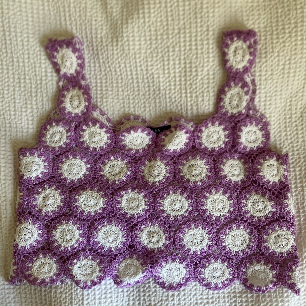 Crochet crop top